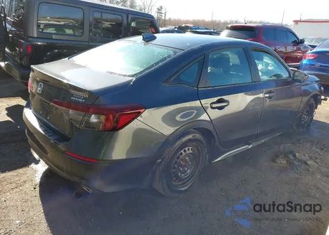 2025 Honda Civic Sport z USA, uszkodzony, nr VIN 2HGFE2F52SH544588